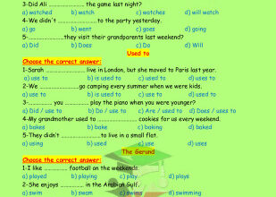 المنهج الجديد || انجليزي|| للصف السادس || الفصل الأول || أوراق عمل على الجرامر